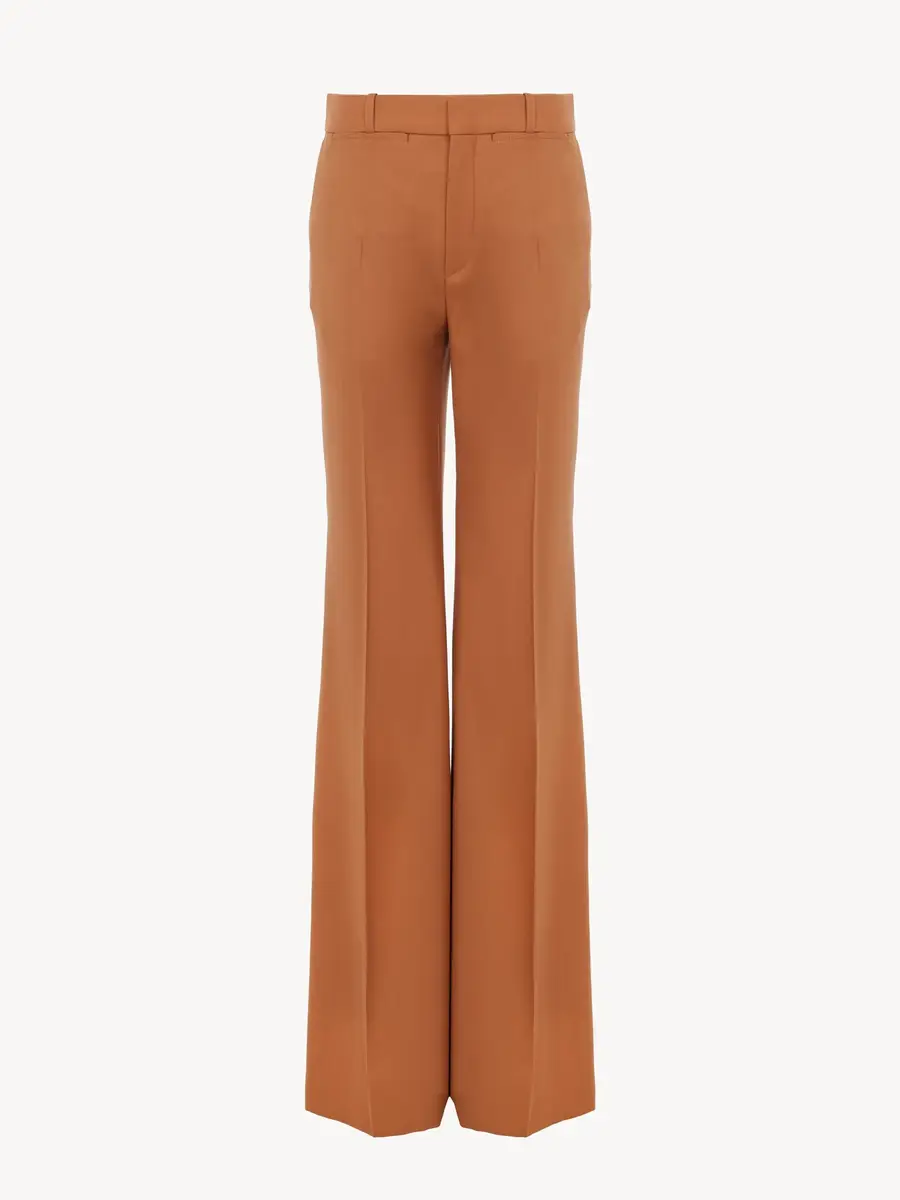 Chloé High-rise flared pants in wool gabardine | Thumbnail 2 Chloé High-rise flared pants in wool gabardine | Thumbnail 2