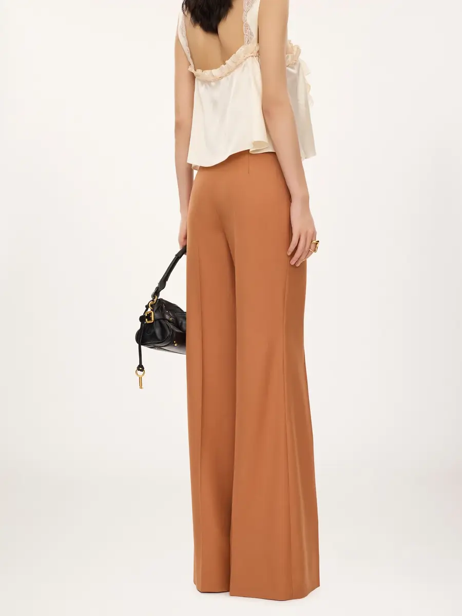 Chloé High-rise flared pants in wool gabardine | Thumbnail 5 Chloé High-rise flared pants in wool gabardine | Thumbnail 5