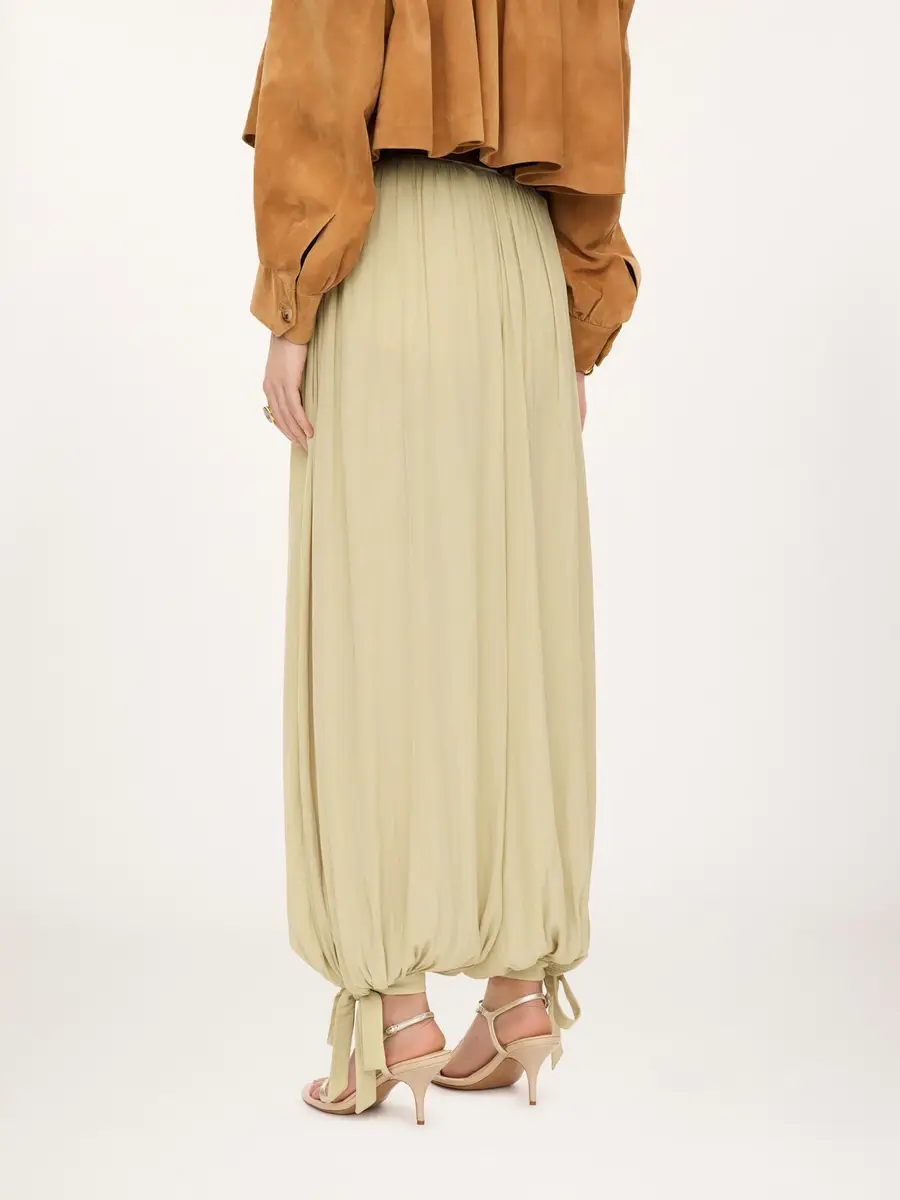 Chloé Fluid pleated pants in washed technical satin | Thumbnail 5 Chloé Fluid pleated pants in washed technical satin | Thumbnail 5