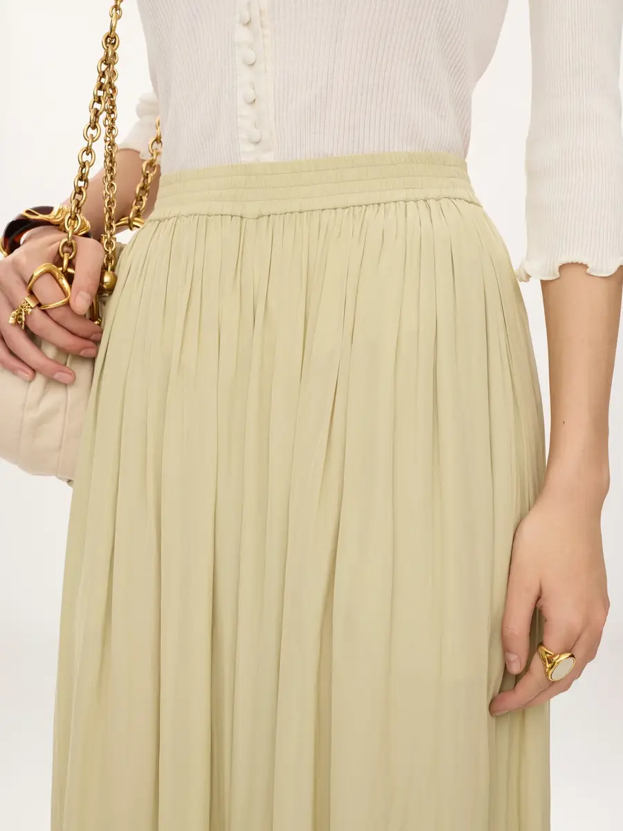 Chloé Fluid pleated pants in washed technical satin | Thumbnail 7 Chloé Fluid pleated pants in washed technical satin | Thumbnail 7