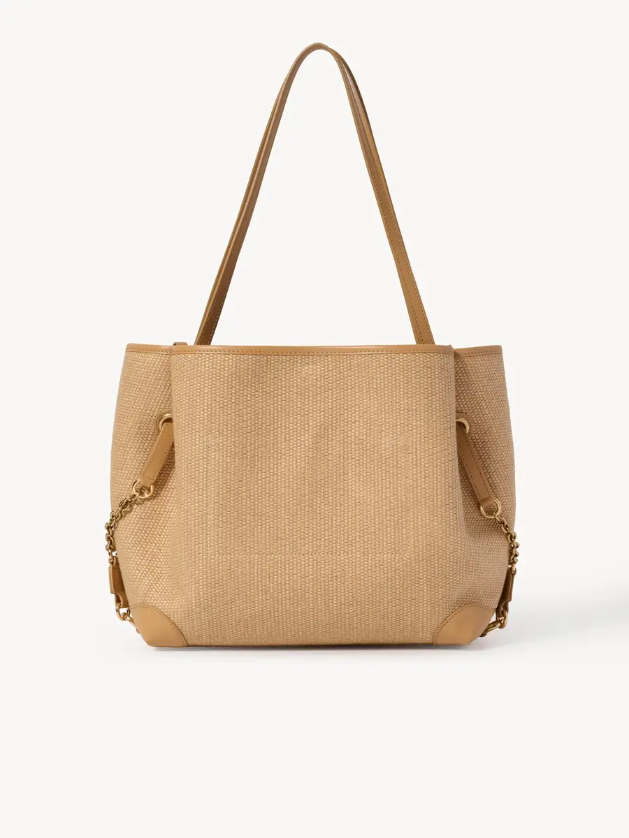 Chloé Chloé Clover double carry bag in raffia-effect fibers | Thumbnail 5 Chloé Chloé Clover double carry bag in raffia-effect fibers | Thumbnail 5