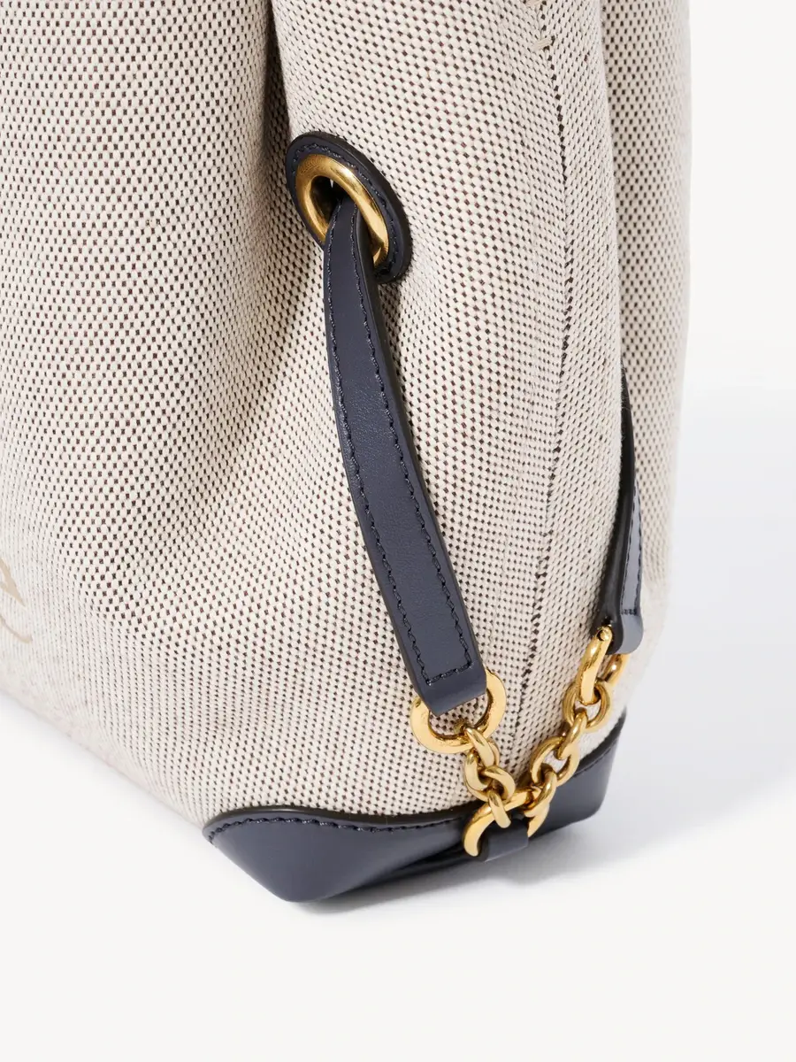 Chloé Small Chloé Clover double carry bag in canvas | Thumbnail 7 Chloé Small Chloé Clover double carry bag in canvas | Thumbnail 7