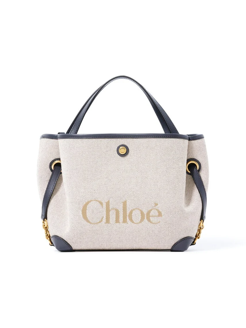 Chloé Small Chloé Clover double carry bag in canvas