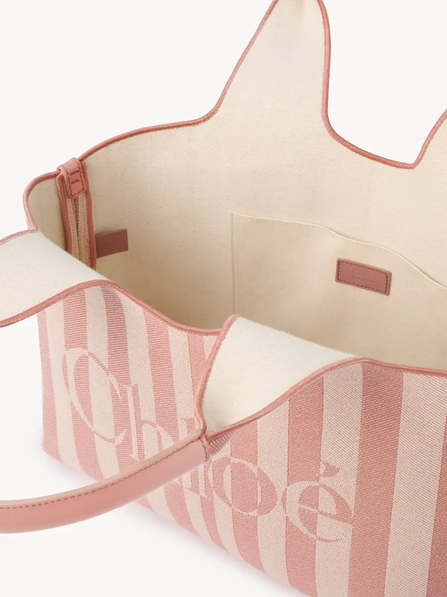 Chloé Chloé Stripy east-west tote bag in jacquard | Thumbnail 6