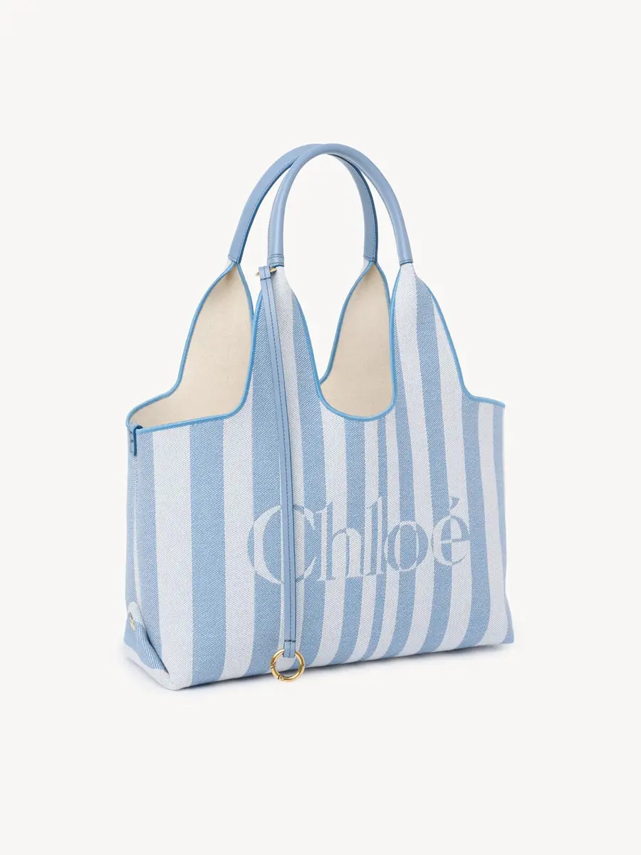 Chloé Chloé Stripy east-west tote bag in jacquard | Thumbnail 4