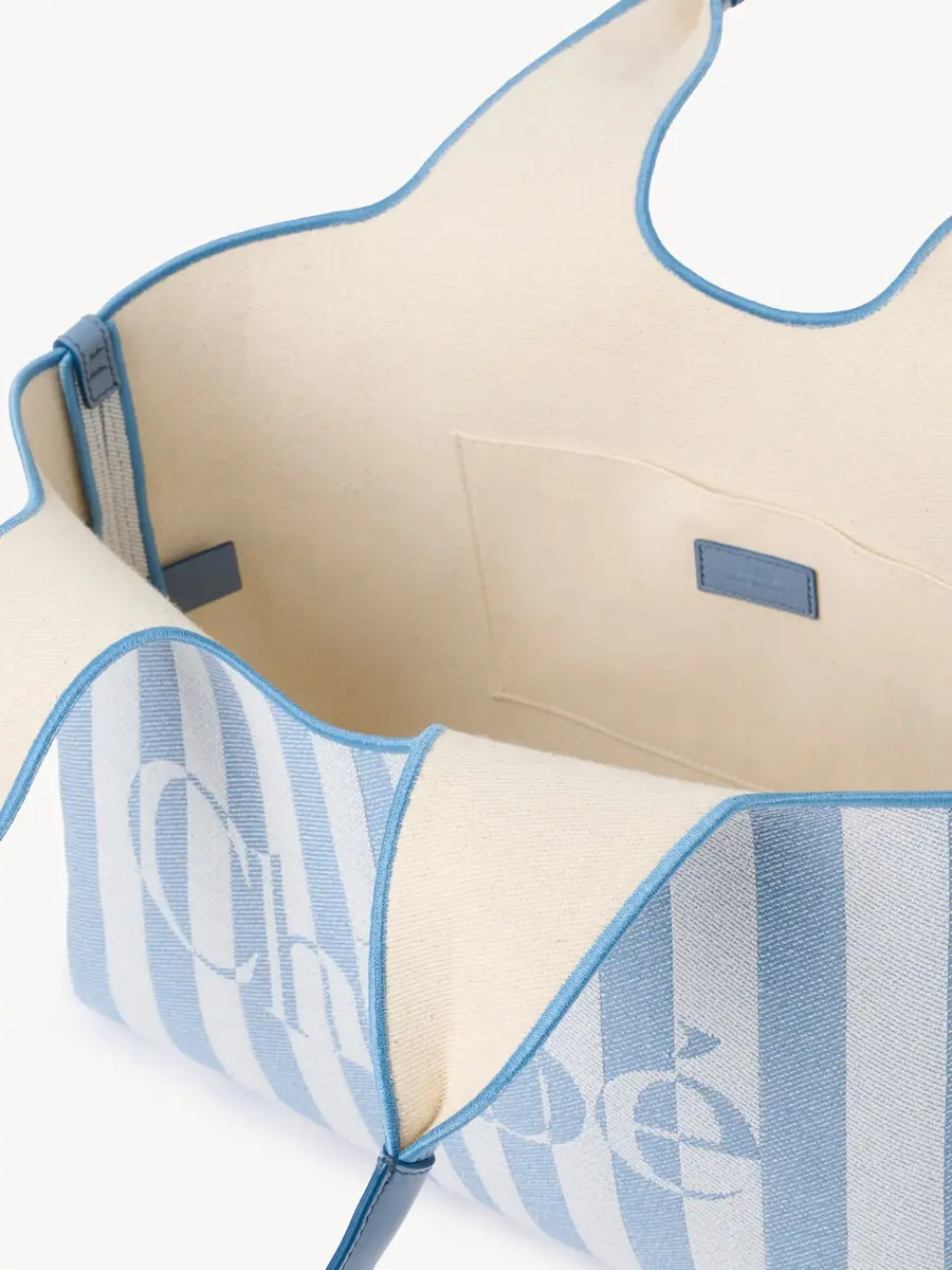 Chloé Chloé Stripy east-west tote bag in jacquard | Thumbnail 6