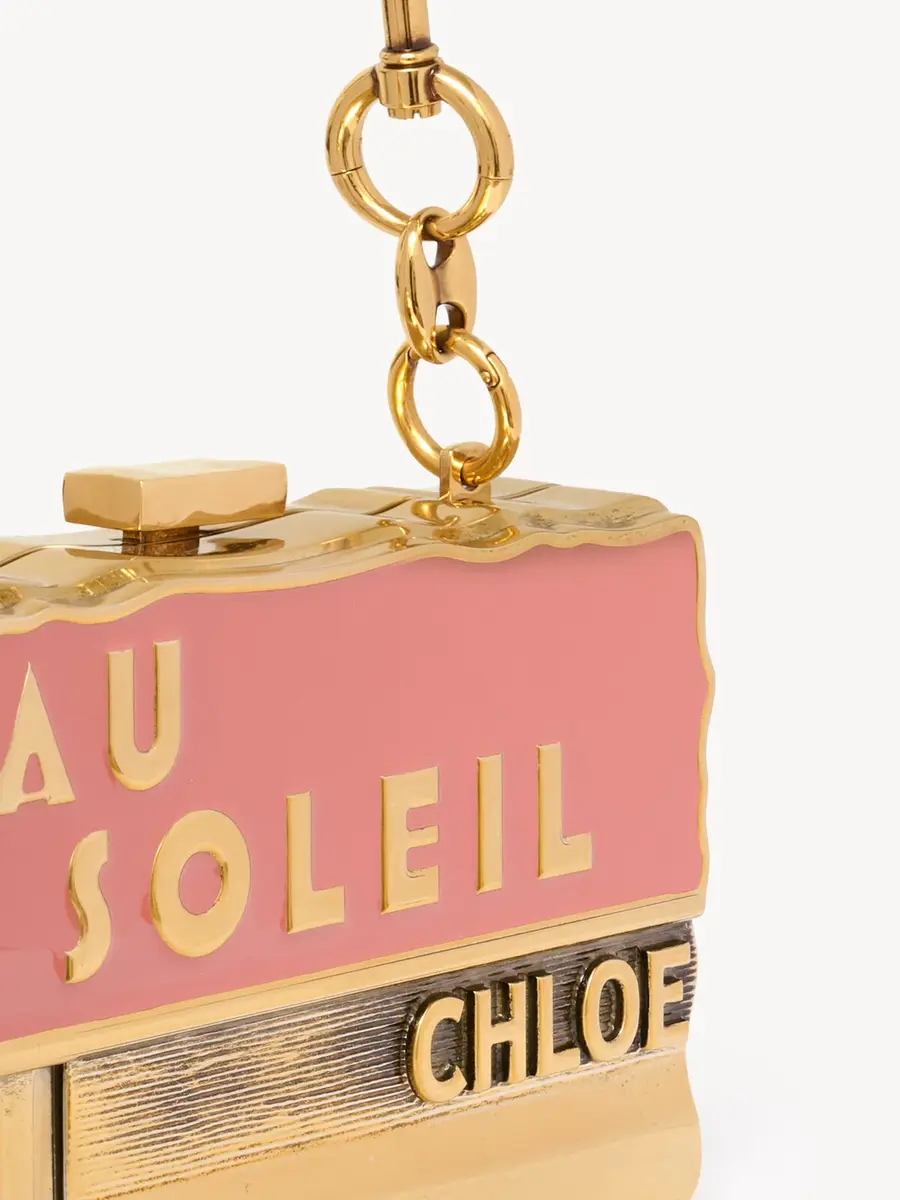 Chloé Chloé Soleil minaudière with chain in brass & enamel | Thumbnail 7 Chloé Chloé Soleil minaudière with chain in brass & enamel | Thumbnail 7