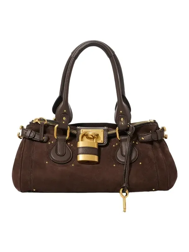Paddington bag in suede leather