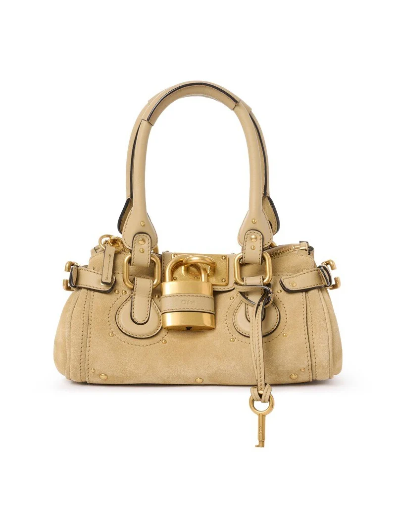 Small Paddington bag in suede leather Small Paddington bag in suede leather