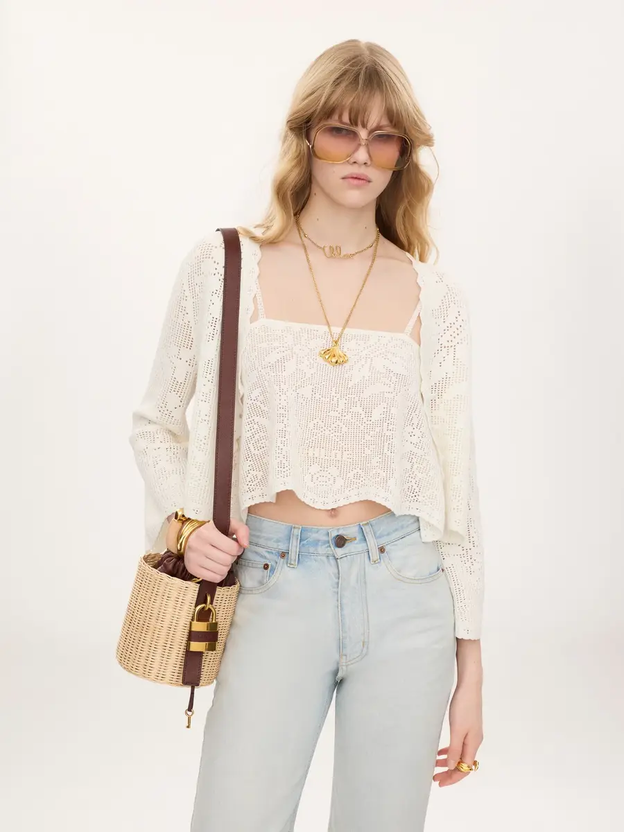 Chloé Small Paddington bucket bag in wicker | Thumbnail 3 Chloé Small Paddington bucket bag in wicker | Thumbnail 3