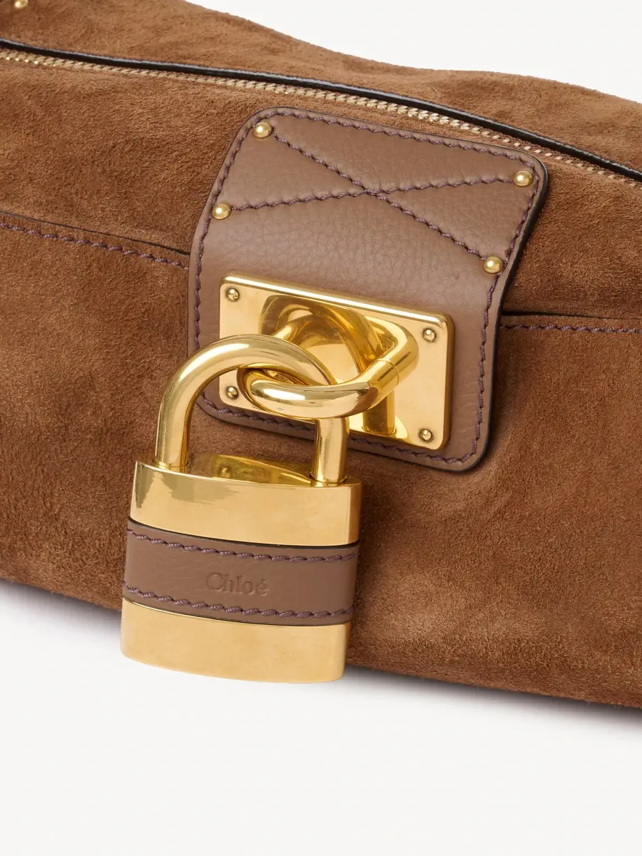 Chloé Paddington crossbody bag in suede leather | Thumbnail 7 Chloé Paddington crossbody bag in suede leather | Thumbnail 7