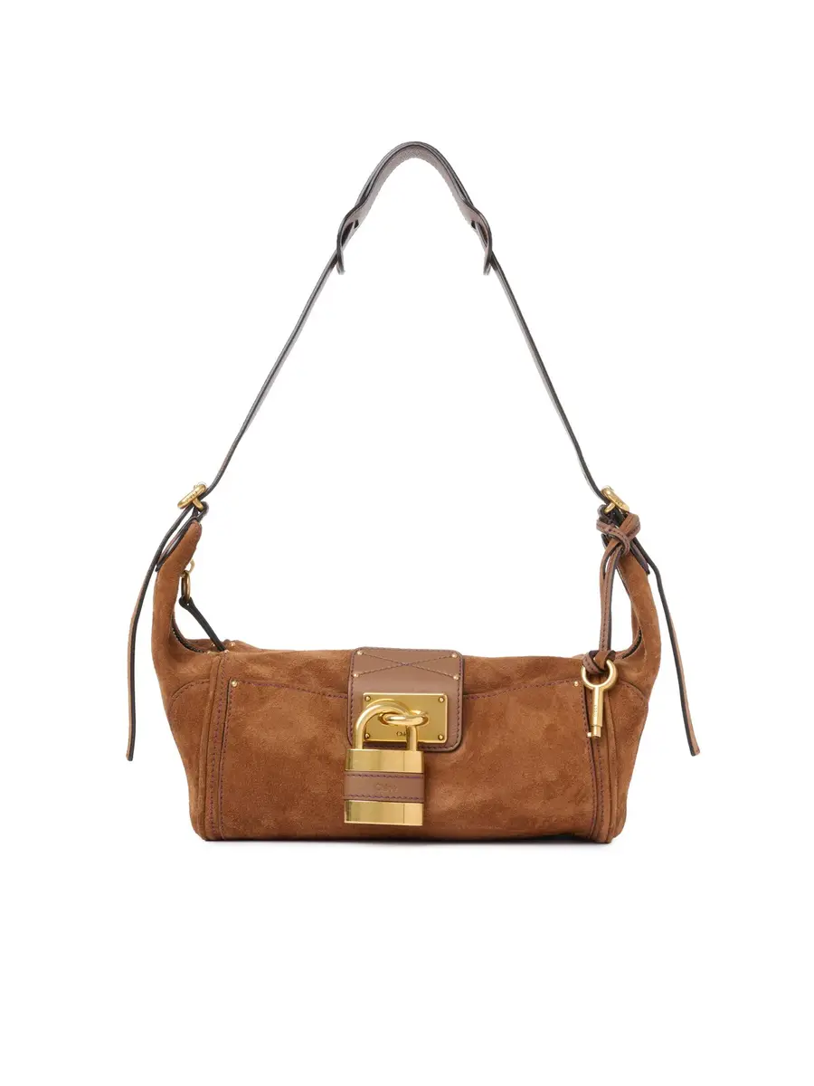 Chloé Paddington crossbody bag in suede leather | Image 1 Chloé Paddington crossbody bag in suede leather | Image 1