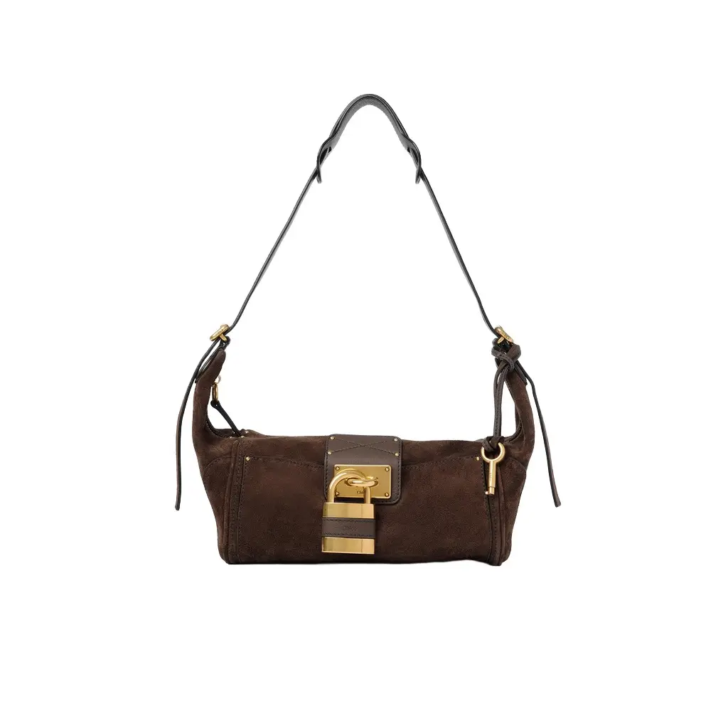 Chloé Paddington crossbody bag in suede leather | Image 1 Chloé Paddington crossbody bag in suede leather | Image 1