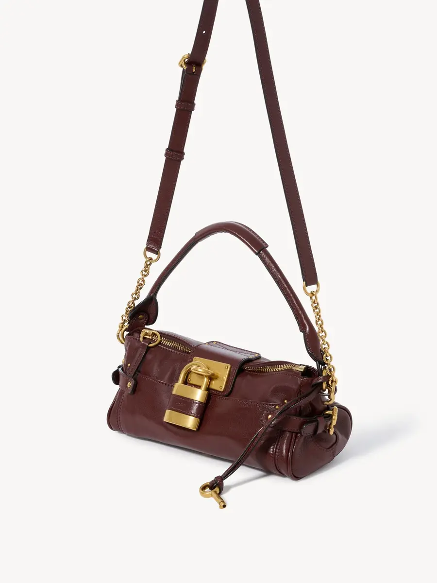 Chloé Small Paddington bag with strap in grained leather | Thumbnail 5