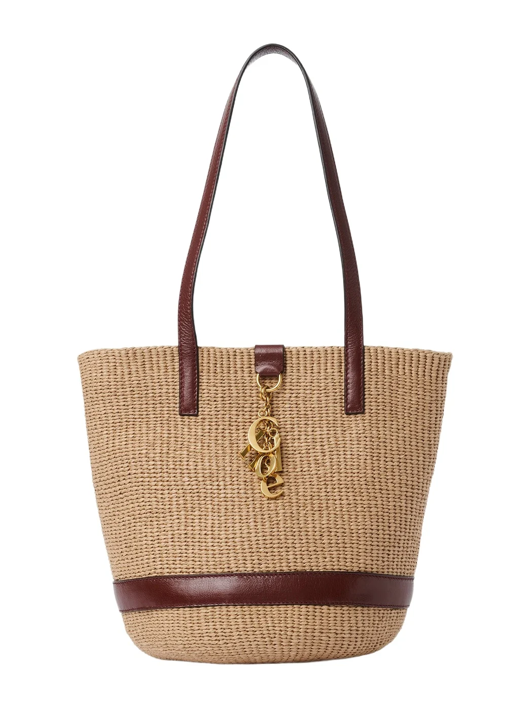 Chloé Charms basket bag in natural fibers Chloé Charms basket bag in natural fibers