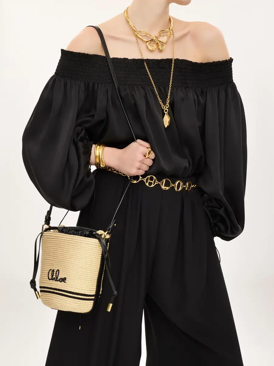 Chloé Chloé Soleil bucket bag in cord | Thumbnail 3 Chloé Chloé Soleil bucket bag in cord | Thumbnail 3