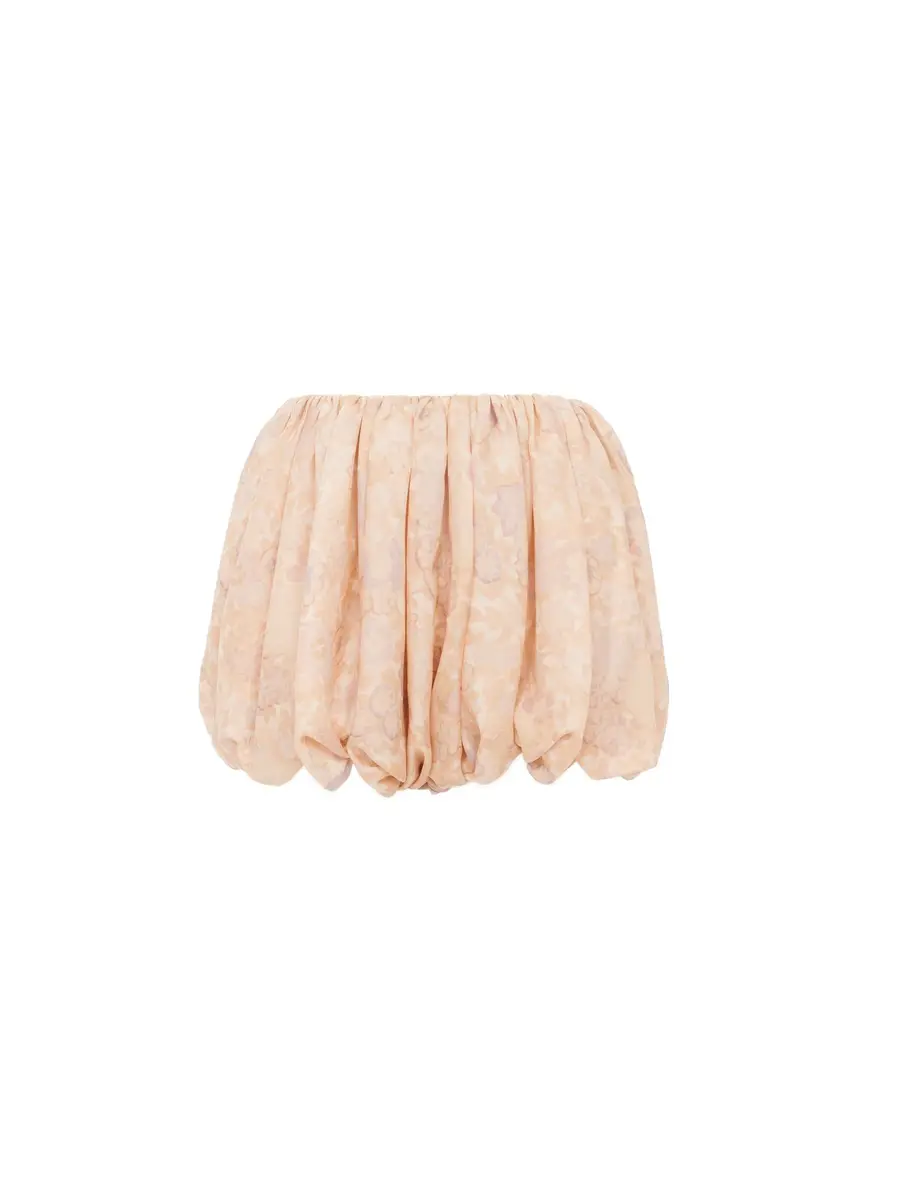 Chloé Mini bloomer shorts in silk charmeuse | Image 1 Chloé Mini bloomer shorts in silk charmeuse | Image 1