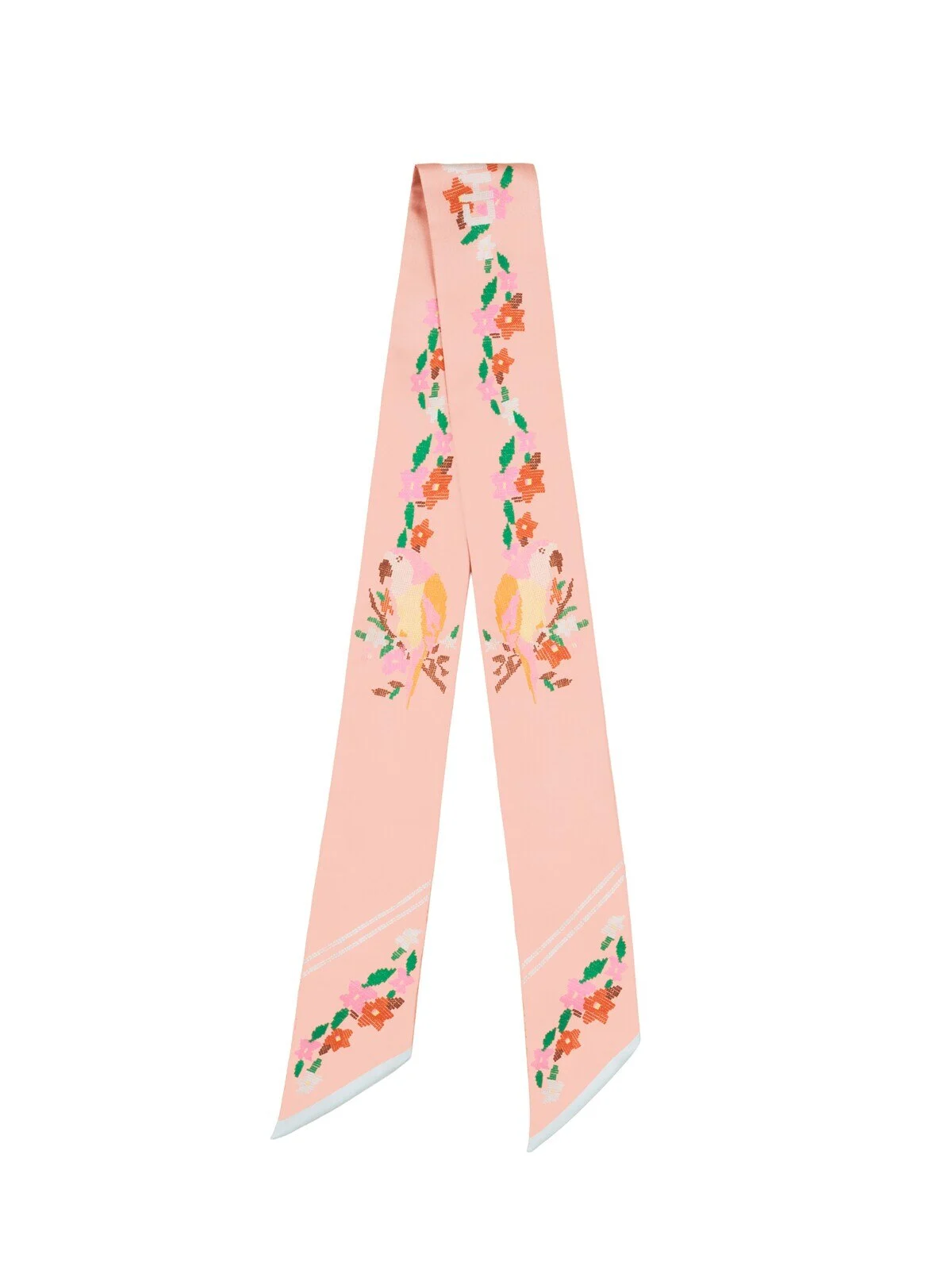 Chloé The Chloé Parrot bandeau scarf in silk twill