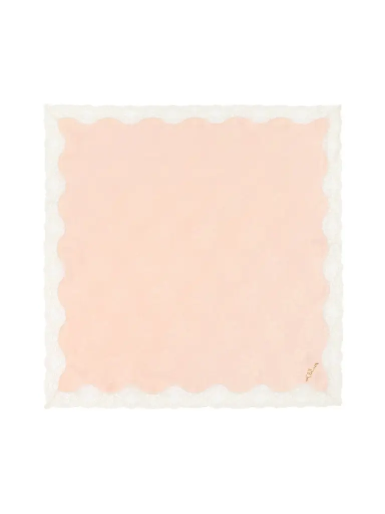 Chloé The Chloé Poetic square scarf in silk & lace | Image 1 Chloé The Chloé Poetic square scarf in silk & lace | Image 1
