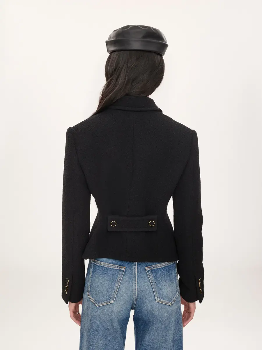 Chloé Fitted tailored jacket in wool bouclette | Thumbnail 5 Chloé Fitted tailored jacket in wool bouclette | Thumbnail 5