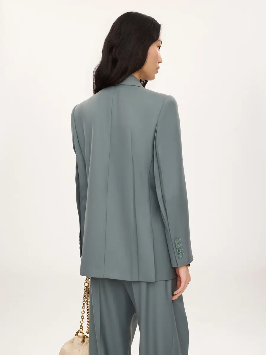 Chloé Double-breasted tailored jacket in wool gabardine | Thumbnail 5 Chloé Double-breasted tailored jacket in wool gabardine | Thumbnail 5