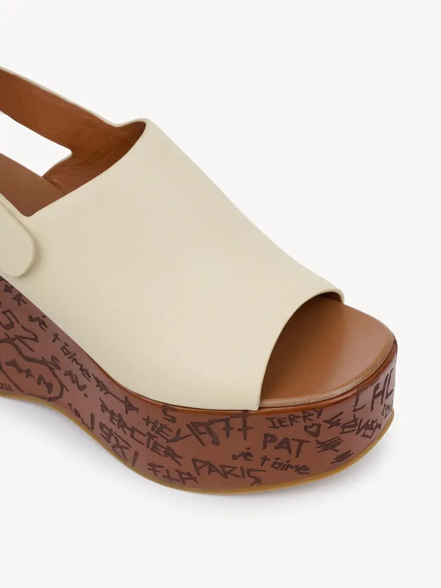 Chloé Maxime wedge sandal | Thumbnail 4 Chloé Maxime wedge sandal | Thumbnail 4