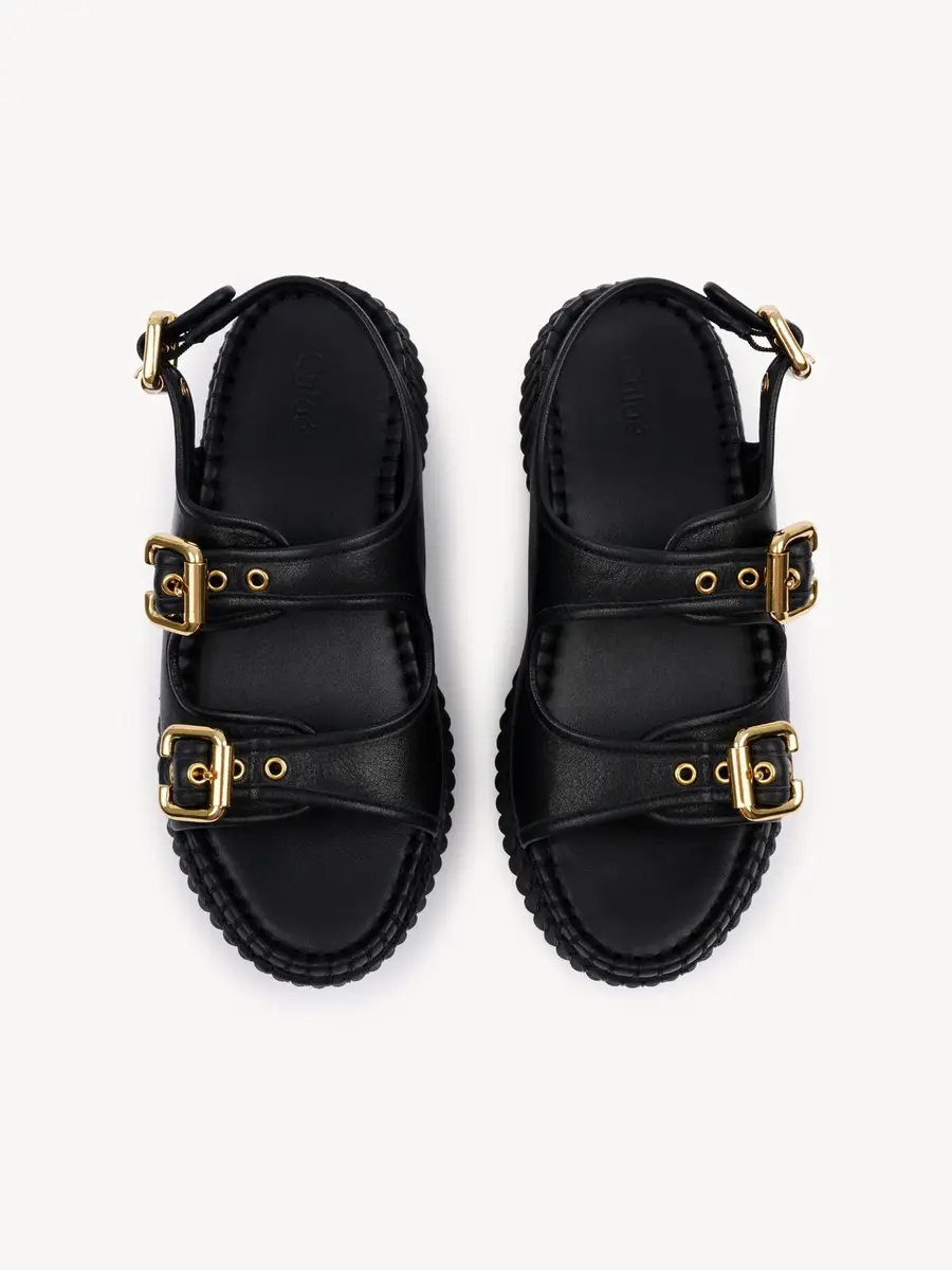Chloé Nama wedge sandal | Thumbnail 4 Chloé Nama wedge sandal | Thumbnail 4