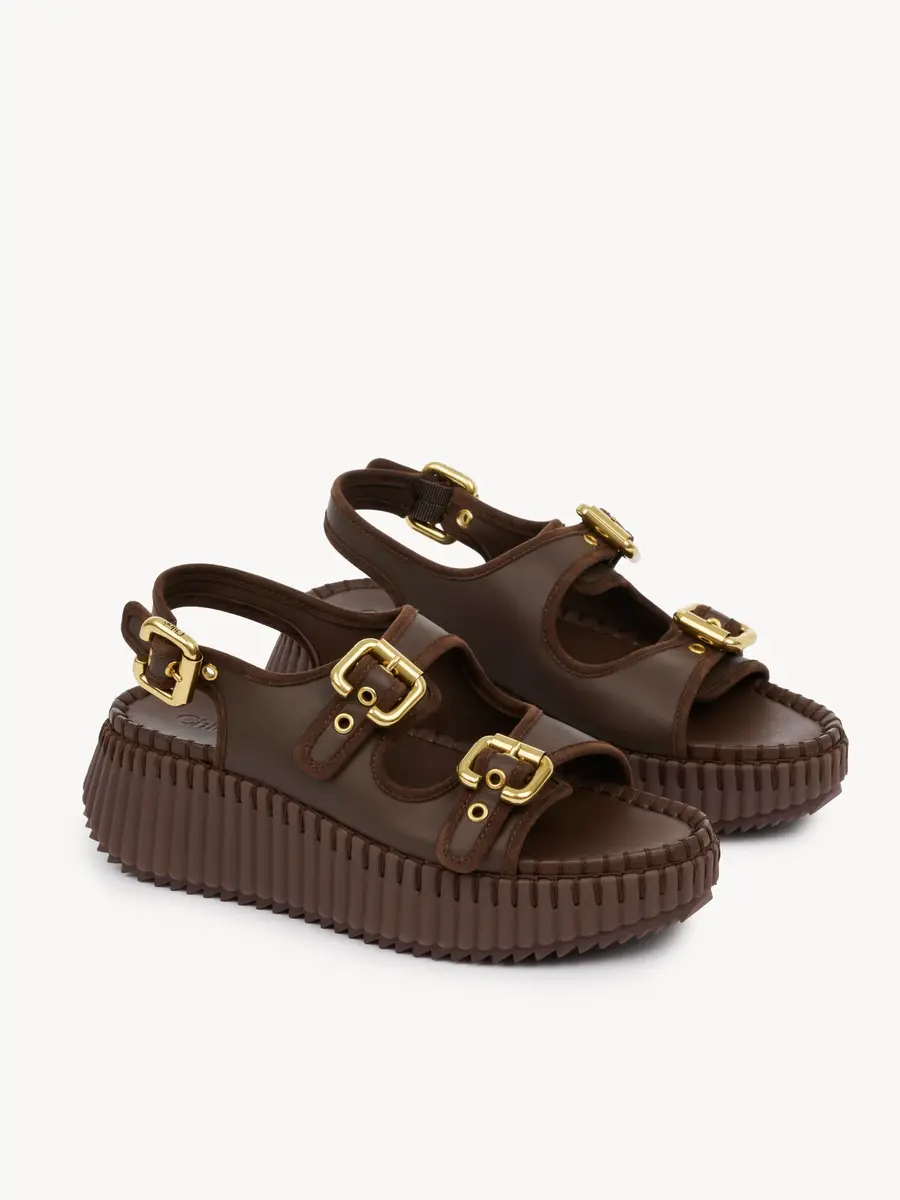 Chloé Nama wedge sandal | Thumbnail 3 Chloé Nama wedge sandal | Thumbnail 3