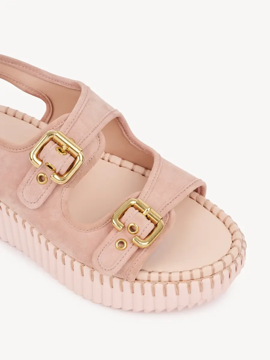 Chloé Nama wedge sandal | Thumbnail 4 Chloé Nama wedge sandal | Thumbnail 4