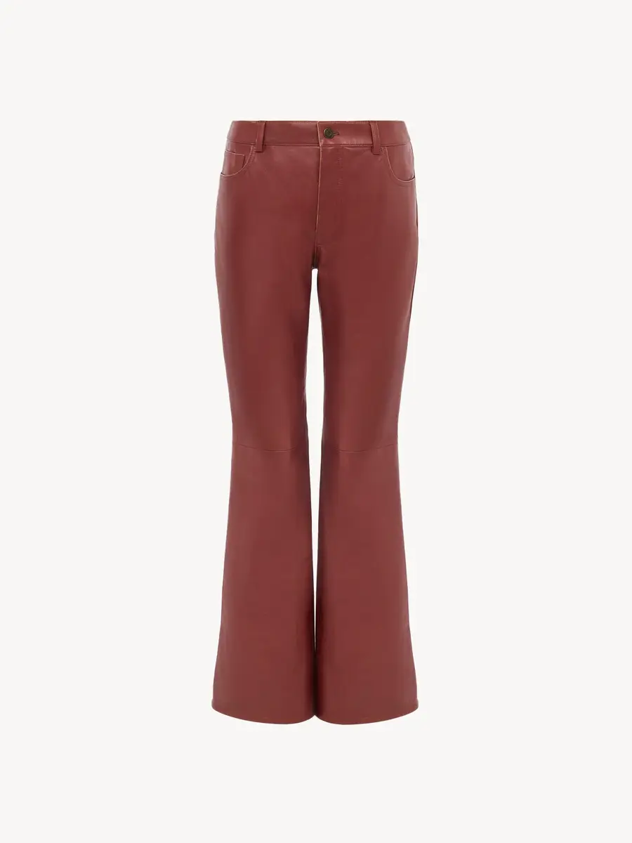 Chloé Flared pants in leather | Thumbnail 2