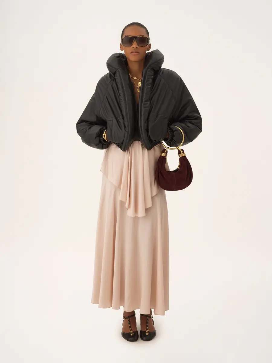 Chloé Short puffer jacket in leather | Thumbnail 3 Chloé Short puffer jacket in leather | Thumbnail 3