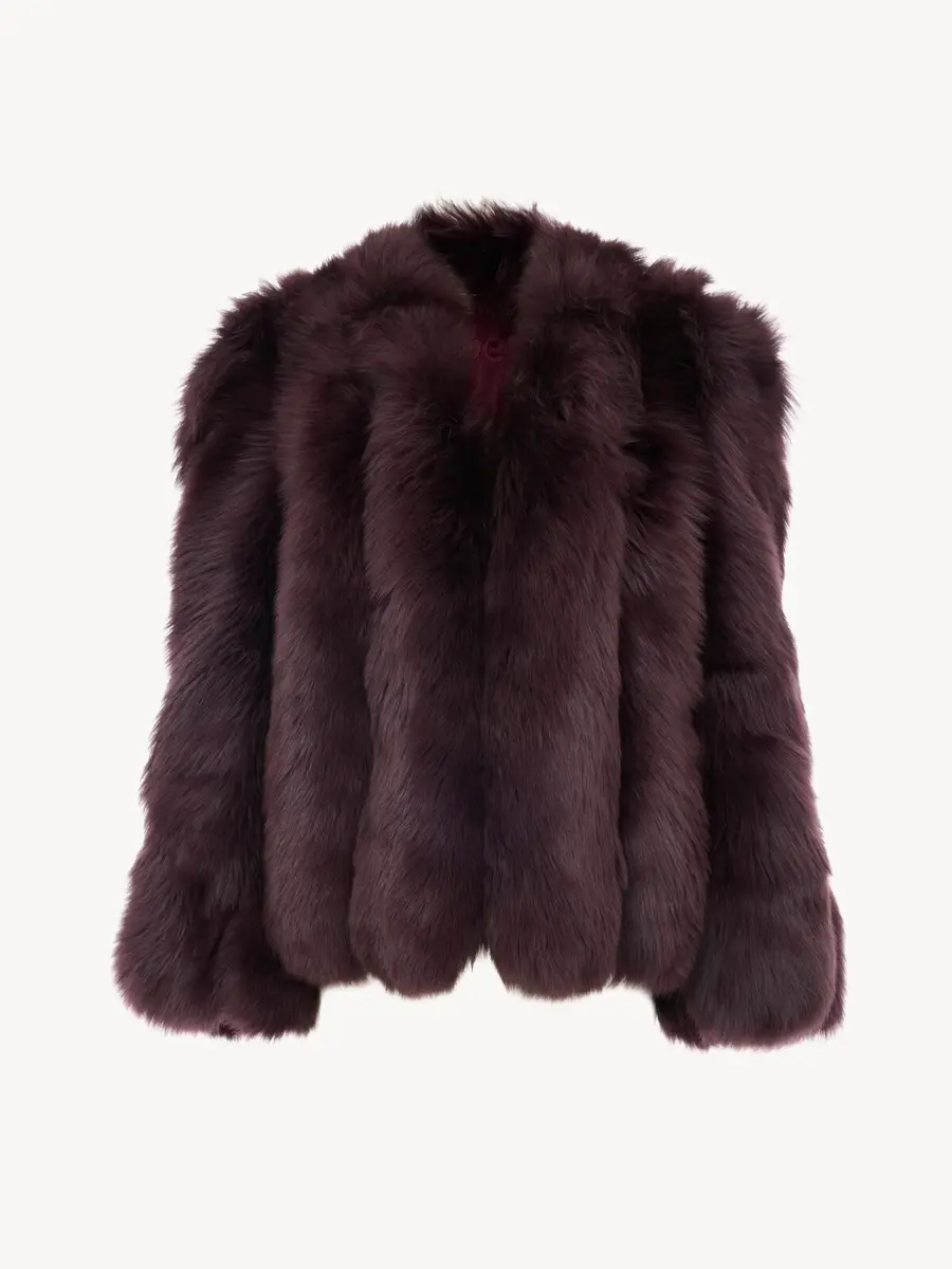 Chloé Oversized short coat in shearling | Thumbnail 2 Chloé Oversized short coat in shearling | Thumbnail 2