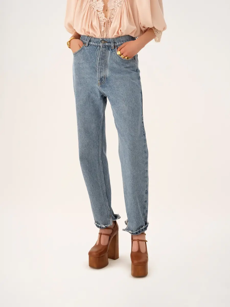 Chloé High-rise tapered jeans in denim | Thumbnail 4 Chloé High-rise tapered jeans in denim | Thumbnail 4