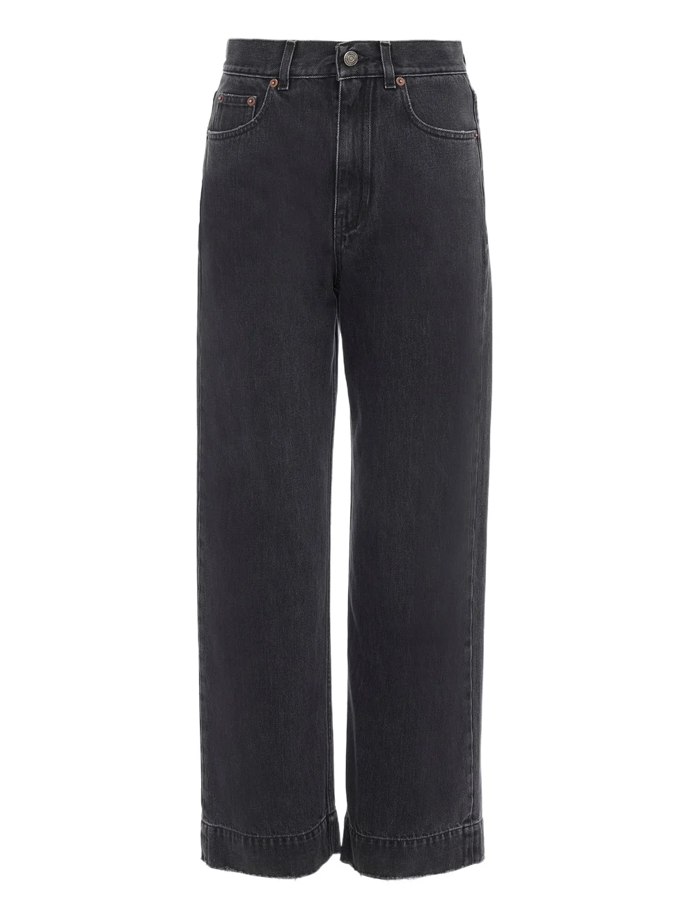 Chloé High-rise cropped jeans in denim