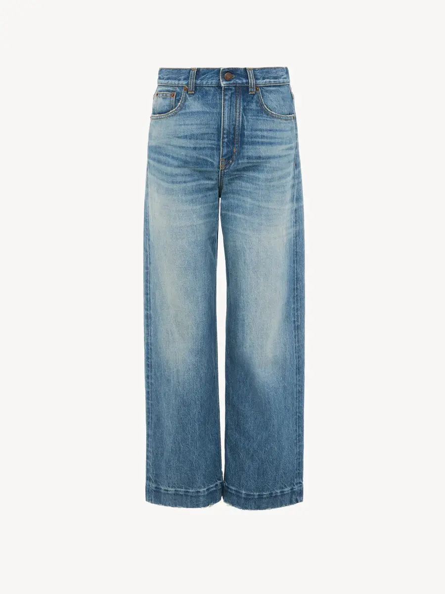 Chloé High-rise cropped jeans in denim | Thumbnail 2 Chloé High-rise cropped jeans in denim | Thumbnail 2