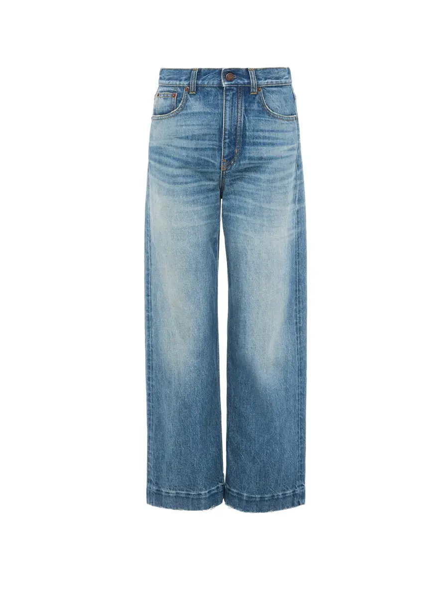 Chloé High-rise cropped jeans in denim | Image 1 Chloé High-rise cropped jeans in denim | Image 1