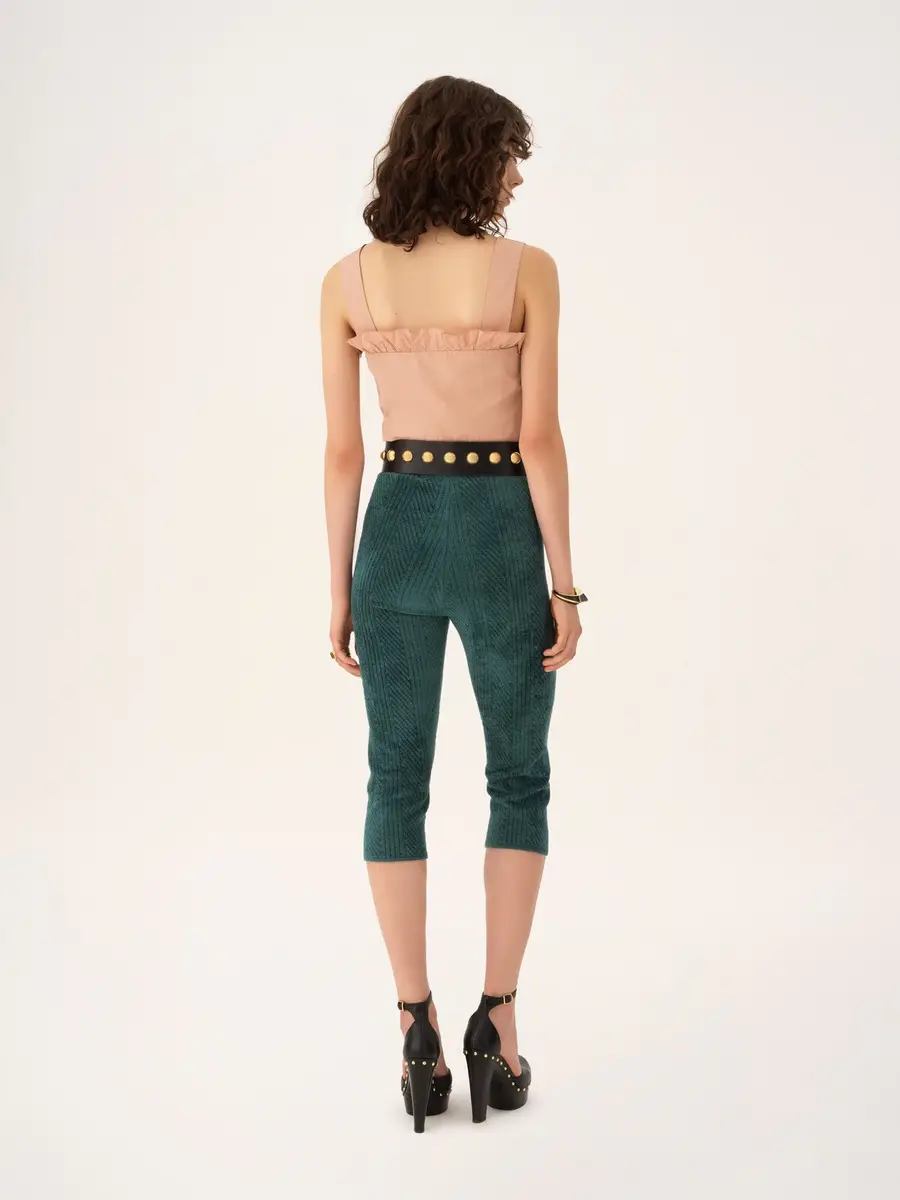 Chloé Cropped fitted tank top in technical taffeta | Thumbnail 5 Chloé Cropped fitted tank top in technical taffeta | Thumbnail 5