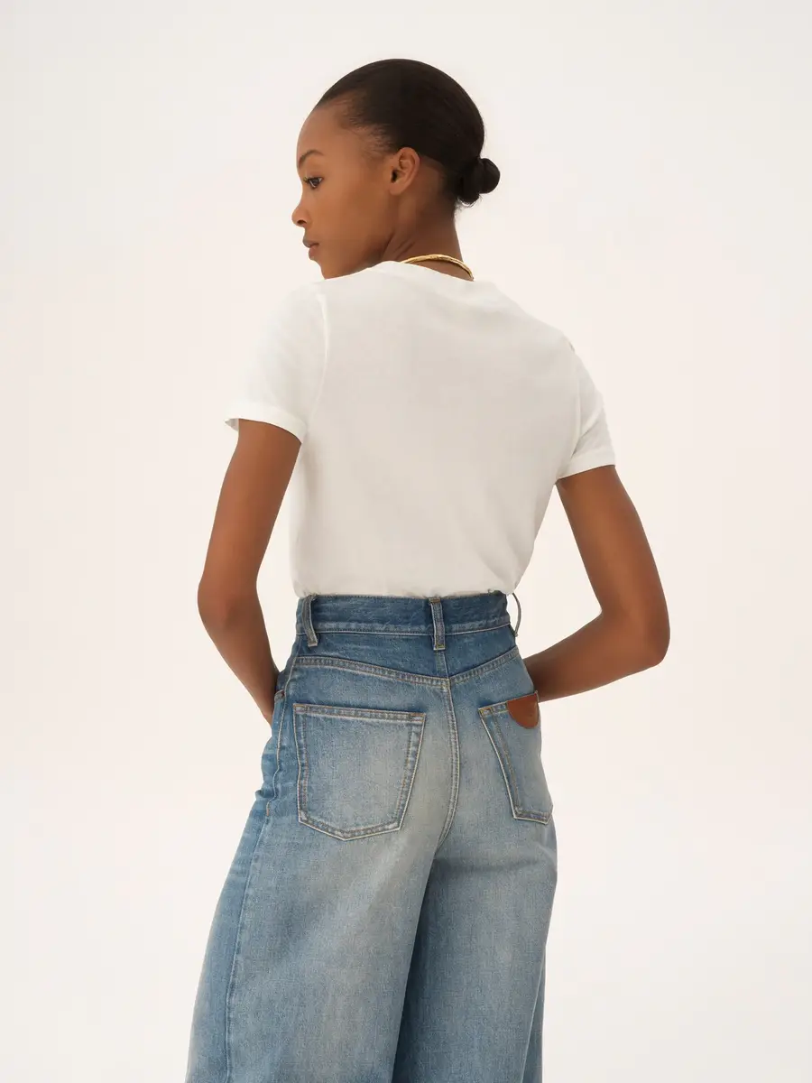 Chloé Baby fit logo T-shirt in cotton jersey | Thumbnail 5 Chloé Baby fit logo T-shirt in cotton jersey | Thumbnail 5