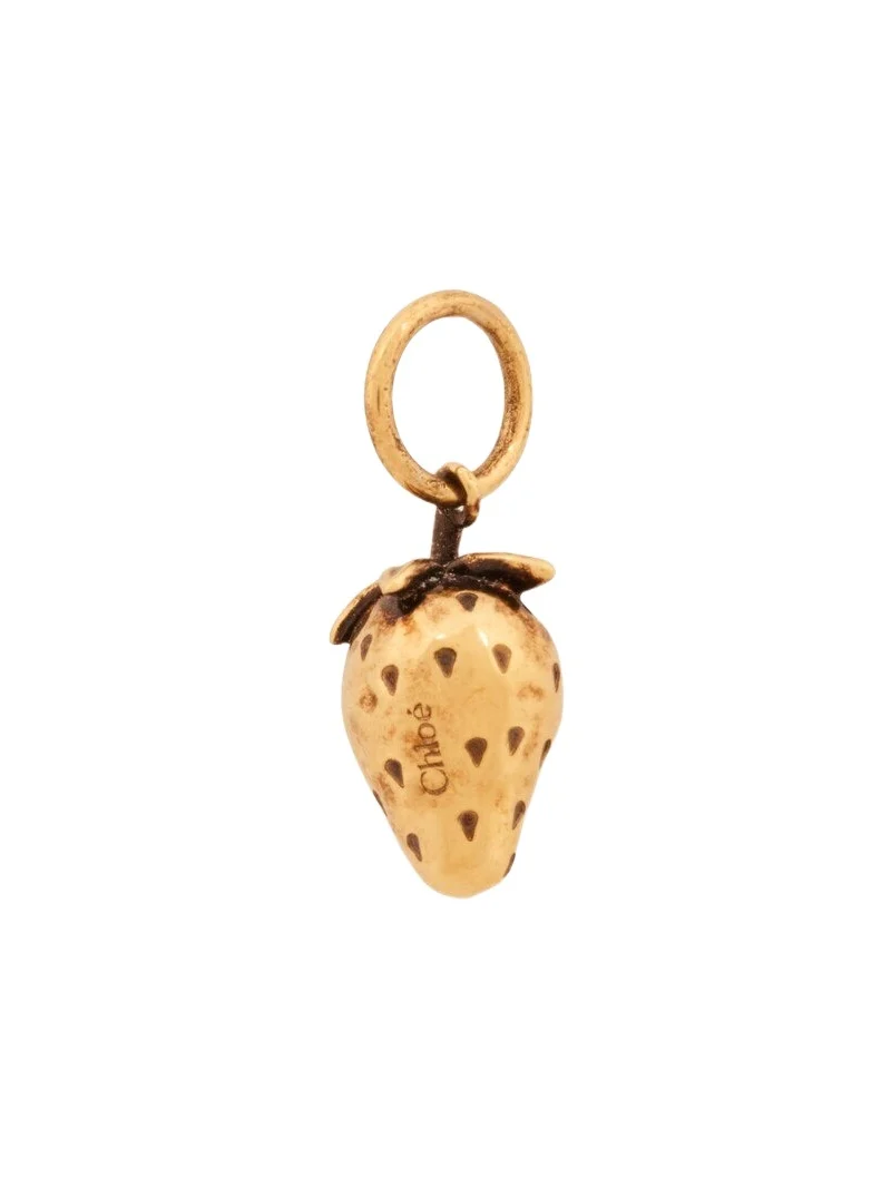 Chloé Strawberry charm in brass