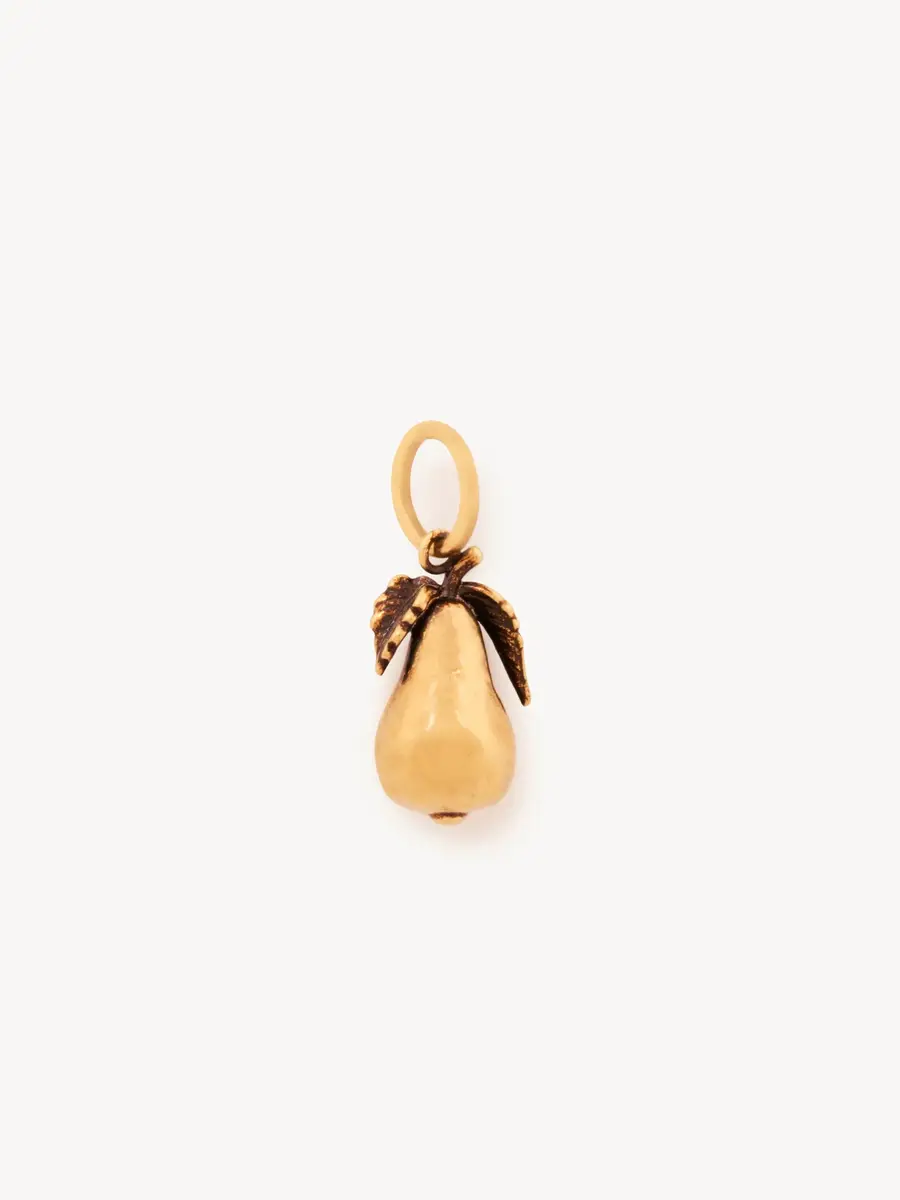 Chloé Pear charm in brass | Thumbnail 2 Chloé Pear charm in brass | Thumbnail 2