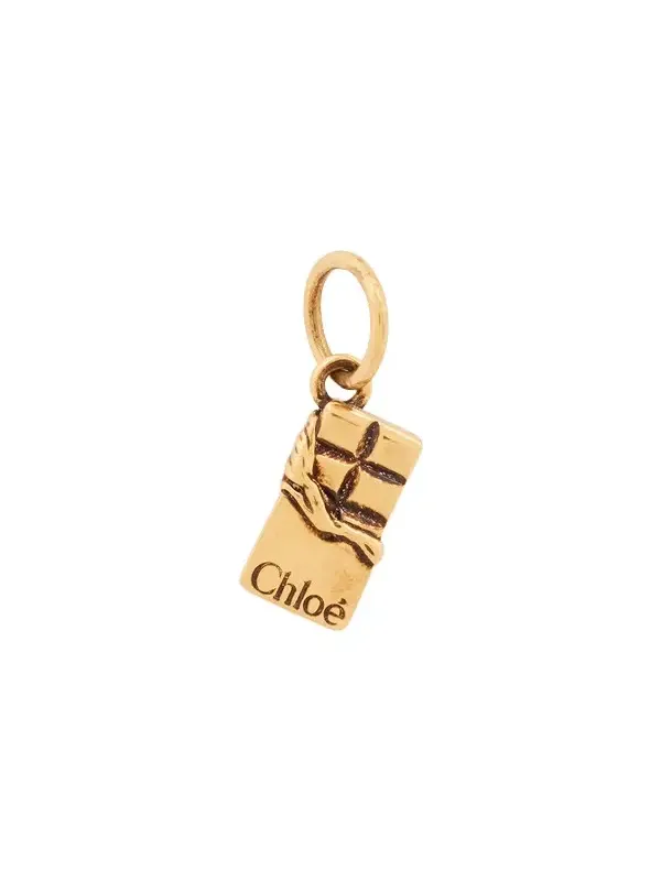 Chocolate charm in brass