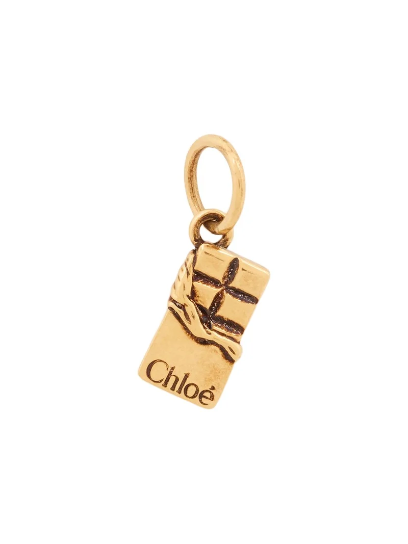 Chocolate charm in brass