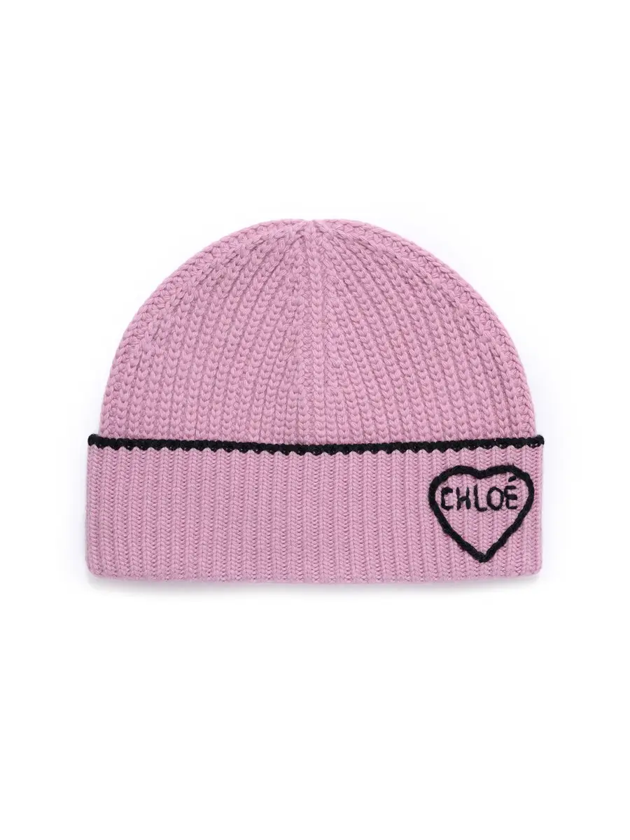 Chloé The Chloé Encoeur beanie in wool & cashmere | Thumbnail 6 Chloé The Chloé Encoeur beanie in wool & cashmere | Thumbnail 6