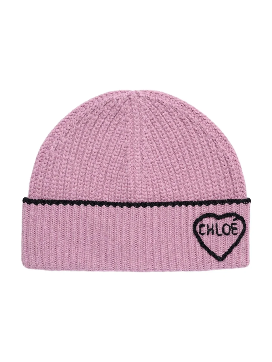 The Chloé Encoeur beanie in wool & cashmere The Chloé Encoeur beanie in wool & cashmere
