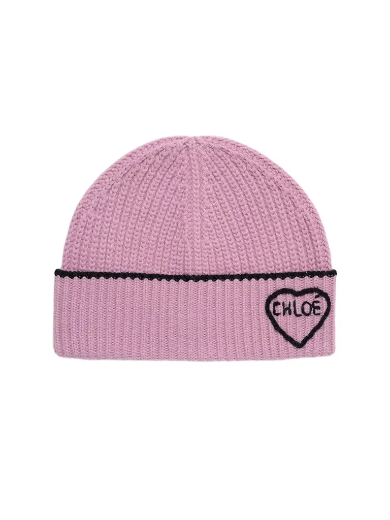 Chloé The Chloé Encoeur beanie in wool & cashmere | Image 1 Chloé The Chloé Encoeur beanie in wool & cashmere | Image 1