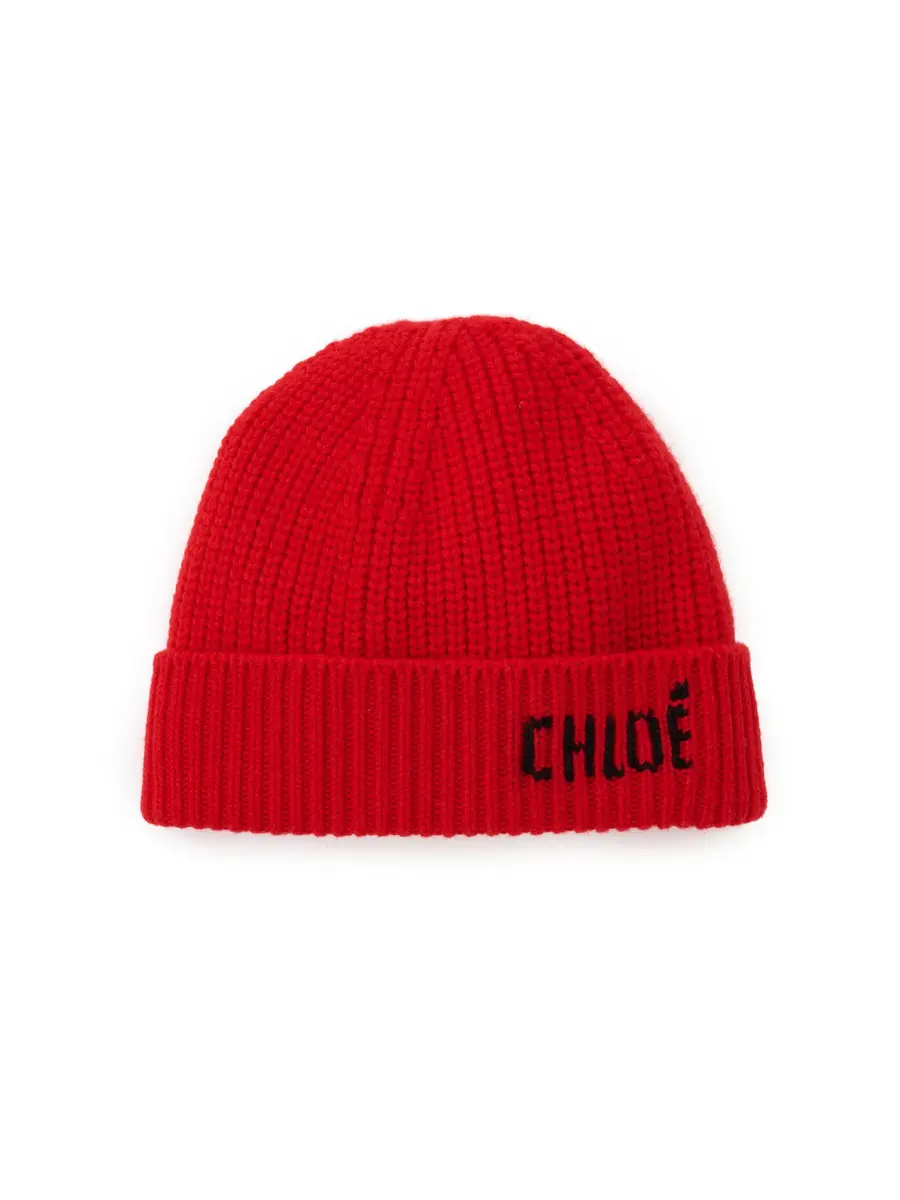 Chloé The Chloé Joyful beanie in wool & cashmere | Thumbnail 2 Chloé The Chloé Joyful beanie in wool & cashmere | Thumbnail 2