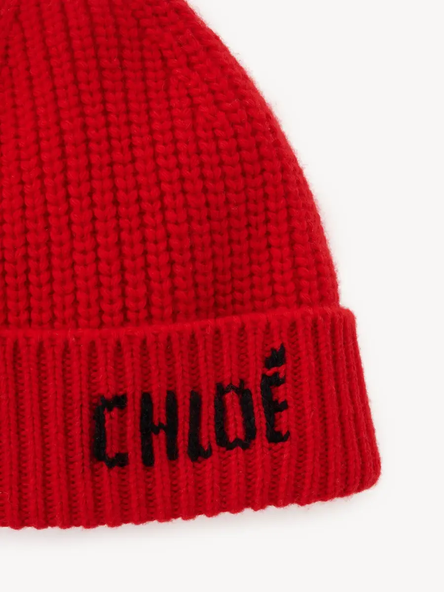 Chloé The Chloé Joyful beanie in wool & cashmere | Thumbnail 4 Chloé The Chloé Joyful beanie in wool & cashmere | Thumbnail 4