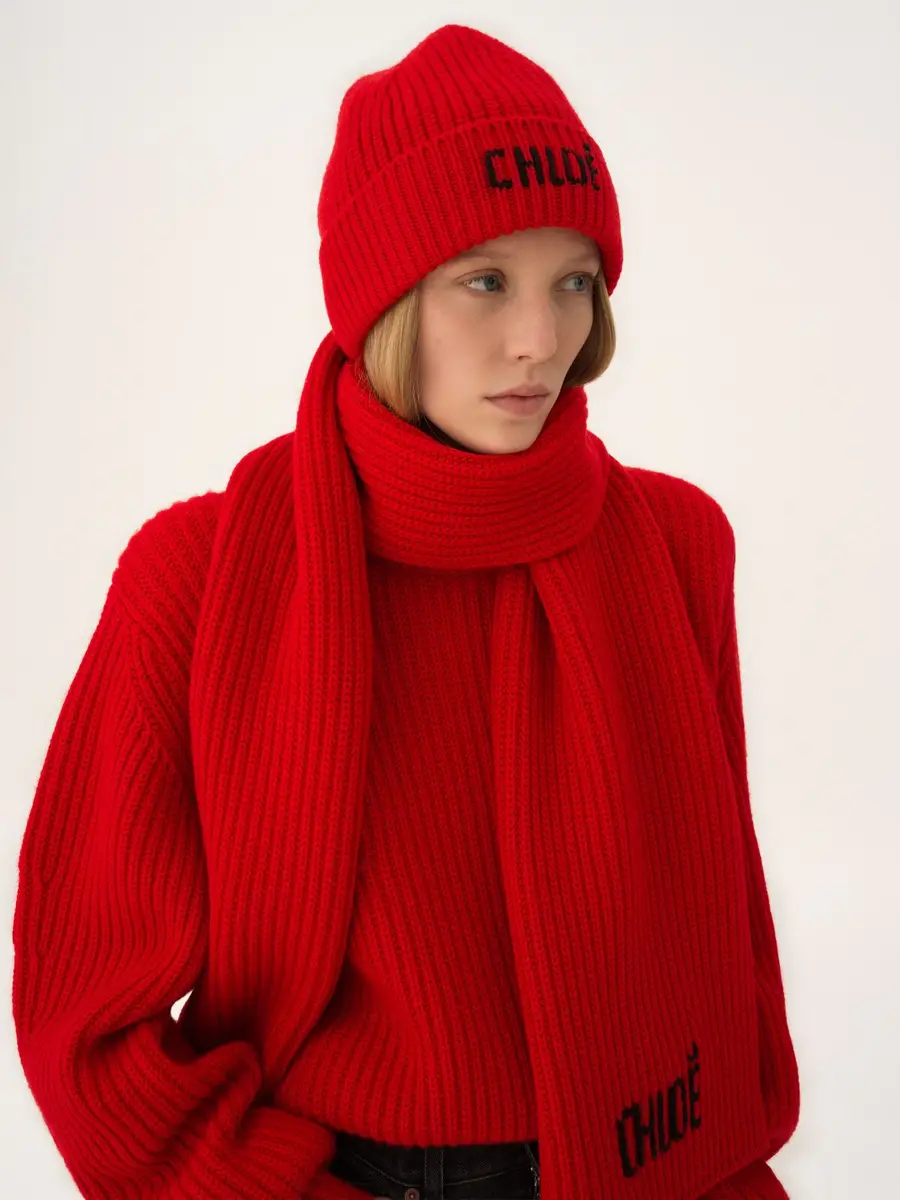 Chloé The Chloé Joyful beanie in wool & cashmere | Thumbnail 5 Chloé The Chloé Joyful beanie in wool & cashmere | Thumbnail 5