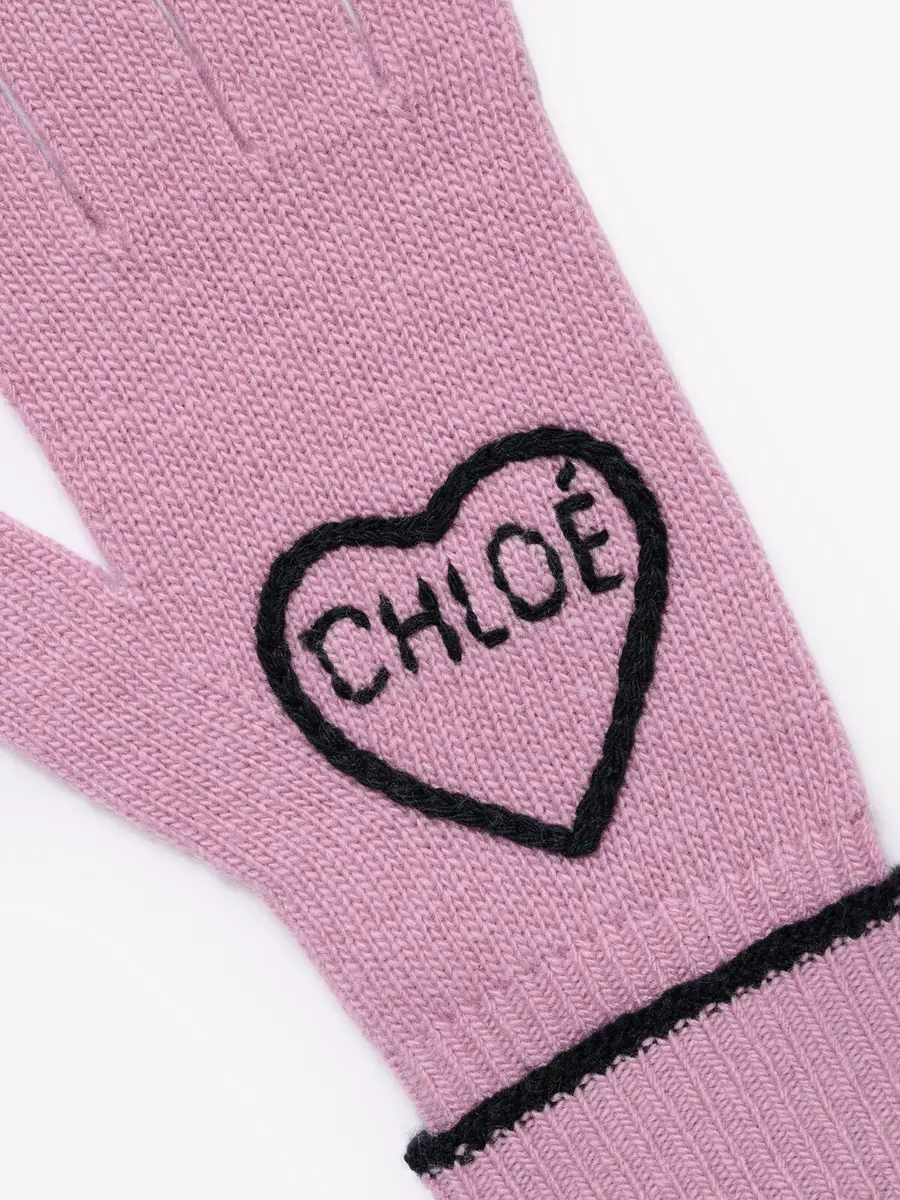 Chloé The Chloé Encoeur gloves in wool & cashmere | Thumbnail 4 Chloé The Chloé Encoeur gloves in wool & cashmere | Thumbnail 4