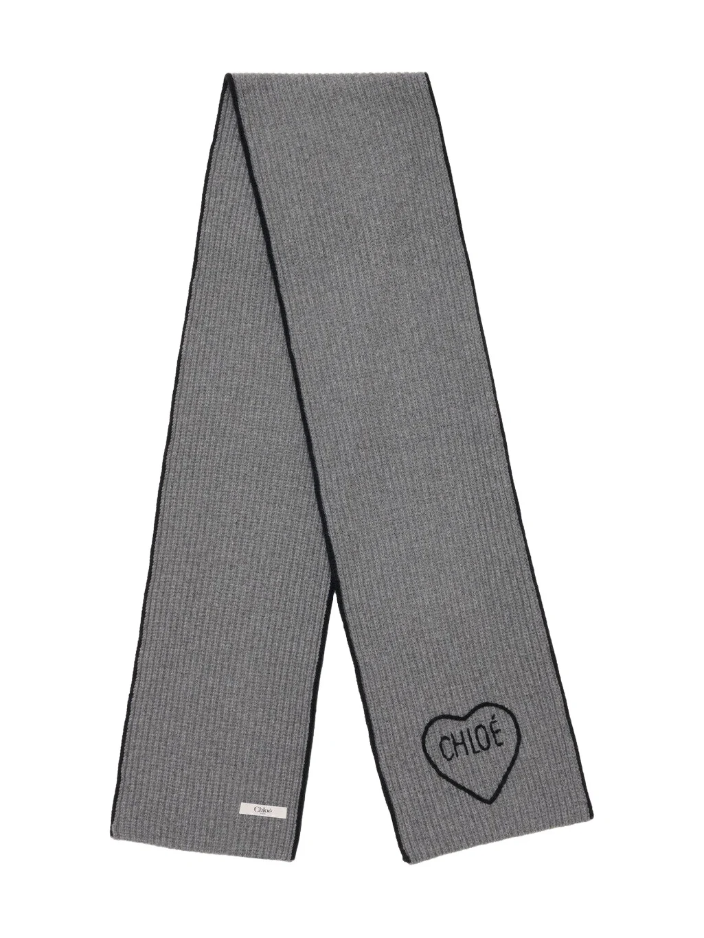 Chloé The Chloé Encoeur scarf in wool & cashmere